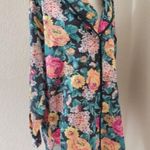 VTG Kathryn Floral Button Down Satin(?) PJ Nightshirt Long Sleeve Top Wo… Size M Photo 5