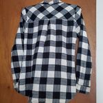 Maurice's Black and white Buffalo plaid button up Photo 7
