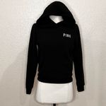 PINK - Victoria's Secret  Black Sherpa Hooded Sweatshirt Size XS Photo 5