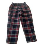 Eagles Eye Tartan Plaid wool Trousers Size 12/14 Christmas holiday lined Red Photo 2