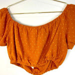 Lush Clothing 🆕 Lush Rust Colored Crop Top Photo 7