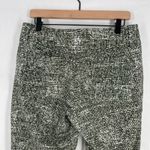 Jofit Pant Womens 6 Green White Speckled Print Stretch Tapered Leg Performance Photo 7