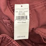 American Eagle NWT Mini Skirt Womens 0 Red Corduroy Pockets Y2K Preppy Casual Photo 3