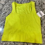 DSG Women's Neon Yellow Ribbed Tank Top Size XS Photo 0