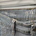 a.n.a  women's Blue Striped Relaxed Jeans Photo 3