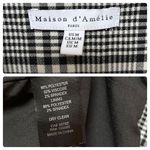 Maison d' Amelie Gingham Plaid One Button Pocket Blazer Size Medium Multiple Photo 15