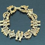 Vintage AVON Nutcracker Train Christmas Theme Slider Bracelet Photo 3