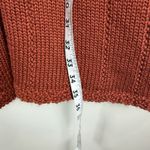 Vtg Women Cardigan Sweater XL Burnt Orange Long Photo 10