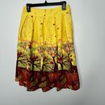 Autumn print skirt size medium Orange Photo 3