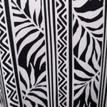 Tori Richard Honolulu Size XL Black White Tropical Maxi Dress Hawaiian Made USA Photo 3