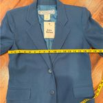 Chadwick's Vintage Chadwick classics blue‎ 100% wool blazer cost classic workwear career 2P Photo 4