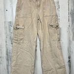 Miami Vice Cargo Pants Size small Beige Wide Leg Loose Fit Tan Photo 0