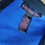 Material Girl Black And Blue Mesh Fit And Flare Dress Photo 7