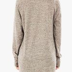 Yoins Marled Cut Collar Twist Hem Top Photo 2