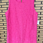 Sigrid Olsen Sigrid‎ Olsen Pink Crochet Dress Large Photo 0