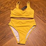 Tempt me Women Cheeky Cut 2 piece bikini high cut Yellow Size XS Photo 6