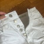 H&M Classic White Jean Shorts Photo 2