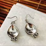 Chico's Chico’s Teardrop Dangle Silver Tone Earrings Photo 2