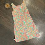 Lilly Pulitzer Delia Sand Bar Blue Make A Splash Print Shift Dress 2 Photo 5