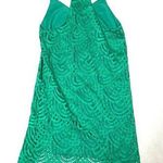 Everly Anthropologie  teal lace dress Photo 4