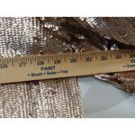 J. Crew Women’s Top Sequin Black Ribbon Zip Back Closure Gold MSRP $148 Size 8 Photo 6