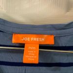 Joe Fresh  Blue Striped 3/4 Sleeve Blouse size M Photo 1