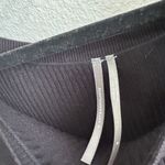 Anthropologie  Shea Ribbed Rib Knit Sweater Midi Dress Black Boat Neck Small Photo 6