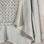 Staring At Stars Open Knit Asymmetrical Sweater SMALL Photo 6