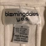 Bloomingdales Sweater tank Bright white square neck ribbed camisole S Photo 4