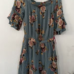 Xhilaration  Xhileration Floral Off-Shoulder Romper Photo 0