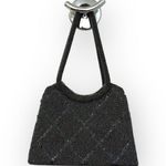 Vintage 50ās: Magid 𣓠Mini Beaded Top Handle Handbag Evening Bag 𣓠Black 𣓠Photo 13