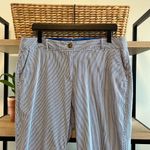 Talbots The Weekend Chino Twill Mid-Rise Railroad Stripe Pant, 10 Photo 1
