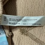 Free People  FP Beach Women’s Size XS Tan Nude Tie Front Open Back Shirt Top Photo 6