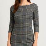ORSAY Plaid Sheath Dress Women’s Small Business Casual Preppy Academia Work Gray Photo 0