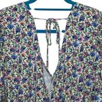 Topshop  Romper Size 12 Floral Print Shorts Short Sleeve Stretch‎ NWT Photo 6