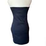 ZARA #63 NWT  Bandeau Short Dress in Black Photo 5