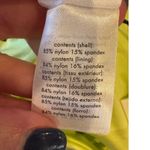 ONIA Bathing Suit Women Small Yellow Citron Neon Michelle One Piece Swimsuit NWT Photo 8