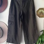 Eileen Fisher  100% organic linen cropped cargo pants Womens SIZE SMALL Lagenlook Photo 0