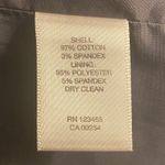 Lord & Taylor gray black purple abstract floral cotton Photo 10