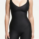SKIMS  body unlined  plunge mid thigh bodysuit onyx Large New wit tags Photo 0