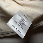 Caara Beige Linen Blend Buttoned Vest XS Tan Photo 8