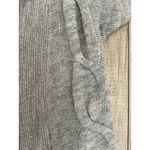 Sweet & Sinful Vintage‎  Gray Cable Knit Open Front Sleeveless Cardigan Vest Photo 2