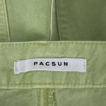 PacSun Shorts Womens 0 25 Neon Green Vintage High Rise Festival Cut Off Denim Photo 5