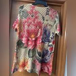 New floral short sleeve cardigan perfect for layering Red Photo 8