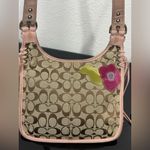 Coach  Y2K Signature Pink Poppy For Peace Flower Crossbody Bag Photo 2