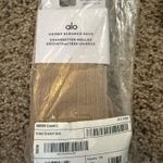 Alo Yoga Alo Unisex Scrunch Socks Gravel Large Photo 0