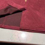 Retrology size small wine red suede feel skirt Photo 4