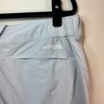 Columbia Womens PFG Shorts Light Blue Performance Outdoors Nylon Pockets Size 16 Photo 7