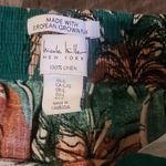 Nicole Miller  LINEN TROPICAL HAWAIIAN PRINT SIZE L Photo 3