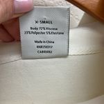 Varley Cowl Neck Cinch Back Sweatshirt XS In Off White Photo 2